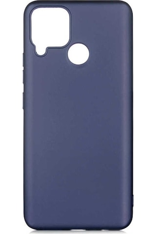 Realme C25 Kılıf Zore Premier Silikon Kapak Lacivert
