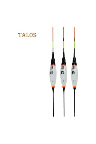 Pazly 3 Adet Led Işıkli Dikey Balıkçılık Şamandıra Bobber - Gece Balıkçılık İçin Uygun