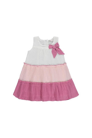 Civil Girls Fiyonklu 2 -5 Yaş Elbise - Pembe 26005405126S1