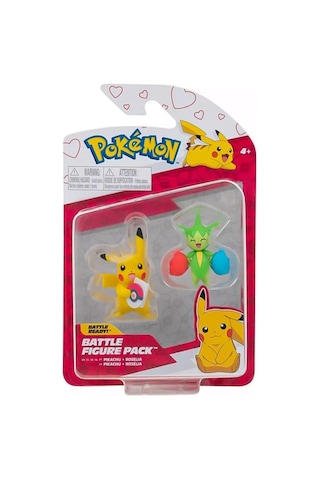 Pokemon Battle Figür Pikachu Ve Roselia Pkw2487 Pokemon