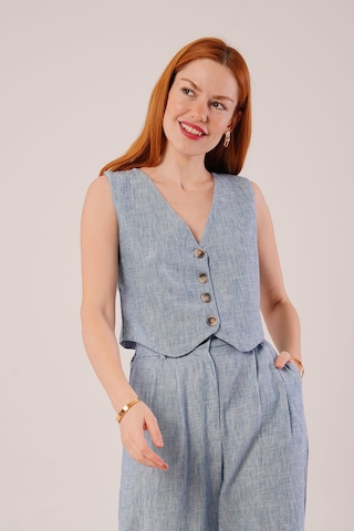 Kırçıllı Desen Mavi Takım Çok Renkli