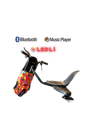 Citymate Drift Car Elektrikli Kaykay Bluetooth Dirift Kar Hoverboard Scooter + Koruma Ekipmanı D28