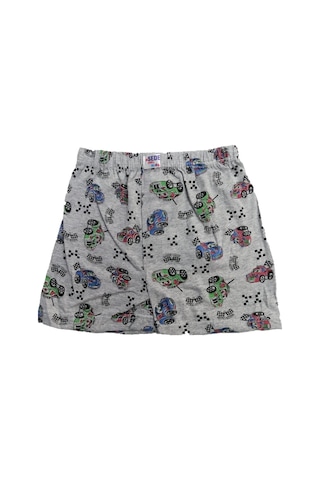 Sedef Yıldızı 12 Li Paket Sedef Yıldız Erkek Çocuk Desenli Penye Boxer