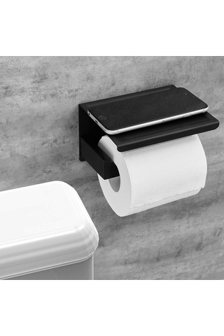 Tongxida Bosphorusboutique 304不锈钢浴室挂件 黑灰色 防滑壁挂毛巾架 Diğer