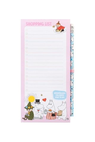 Lexroo Not Defteri Küçük Moomin Moments - Alışveriş Listesi Manyetik Buzdolabı