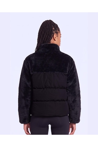 Kappa Elena Kadın Siyah Regular Sherpa Mont