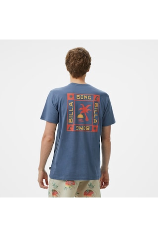 Billabong Window Premium Erkek Mavi T-shirt 24a351507 Mavi