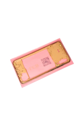 Tkgz - Samsung Galaxy Uyumlu A70 A705 Full Kasa Arka Kapak Batarya Kapağı - Gold Çok Renkli