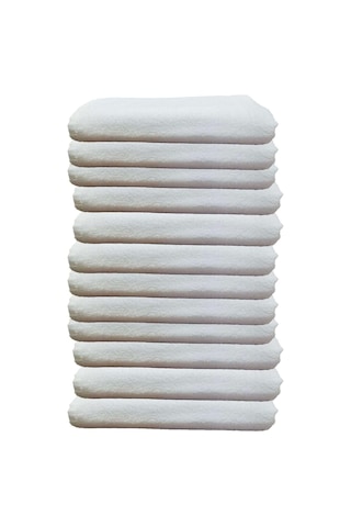 12li Paket Boya Tutmayan Mikrofiber El Yüz Spor Kuaför Havlusu 50x90 Cm Mor