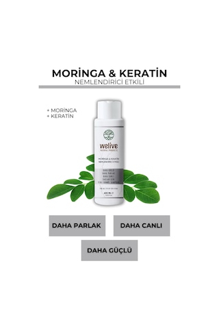 Moringa & Keratin Besleyici Bakım Şampuanı 400 Ml Normal