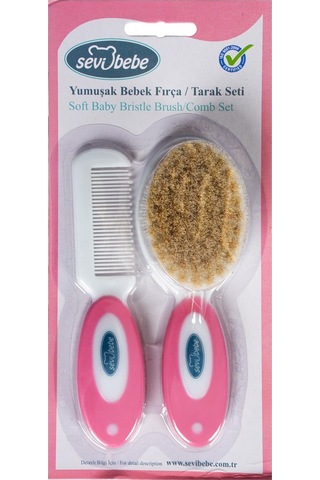 Sevi Bebe Doğal Fırça ve Tarak Seti