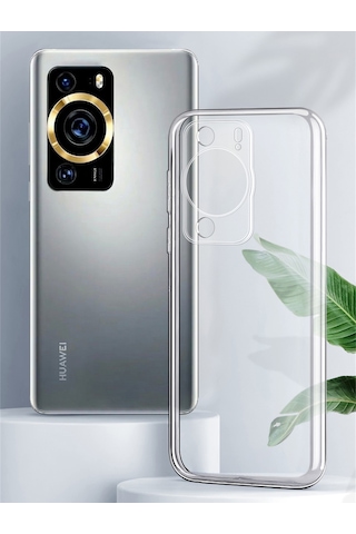 Huawei P60 / P60 Pro Slim Serisi Soft Silikon Kılıf Şeffaf Al3324