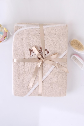 Baveno Organik Pamuk Bebek&Çocuk Nakışlı 3'lü Banyo Seti
