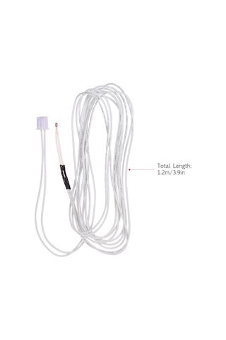 Monyee Ender-3 Uyumlu 100k Ohm Isı Sondajı - 1.2m Kablolu Termistör, 3d Yazıcı Isı Yatağı Parçası, Terminal Eşleşmeli