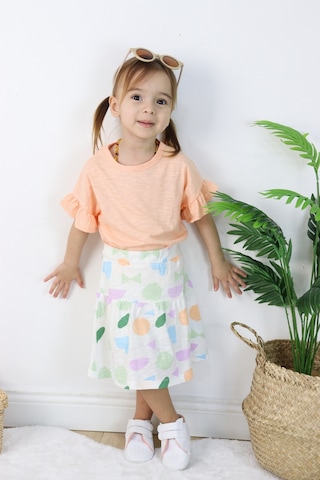 Harika Kids Kız Çocuk Geometrik Desen Etekli Takım 001