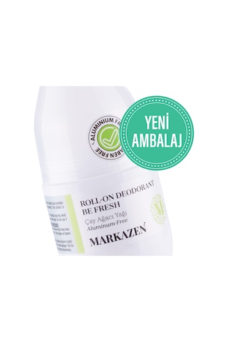 Markazen Çay Ağacı Yağı İçeren Alüminyumsuz Unisex Roll-On 50 ML