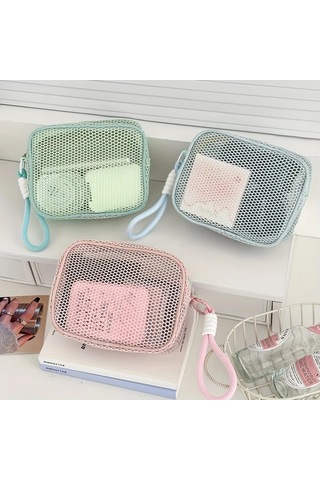 Elmpaly Tofu Blok File Çanta: Fermuarlı, Pastel Renkli, Hafif Ve Geniş Kapasiteli Bilek Cüzdanı