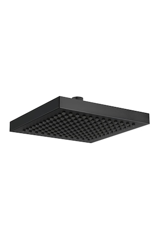 Faucet Tek Sprey Yağmur Duş Başlığı Siyah, Yağış Duş Başlığı, Siyah Kare Duş Başlığı, Mat Siyah Yağmur Duş Başlığı, Delta Yağmur Duş Metal Duş Başlığı, Mat Siyah Rp50841bl Diğer