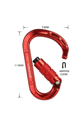 Pazly Xında Xd-8123n Karabina Kilit Hms Emniyet Tokası Armut Ana Turuncu Çok Renkli