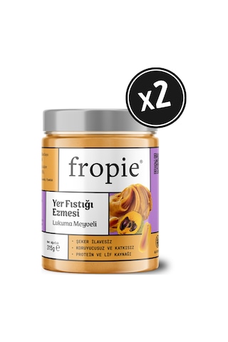 Yer Fıstığı Ezmesi - Lukuma Meyveli 315 Gr X 2 Adet