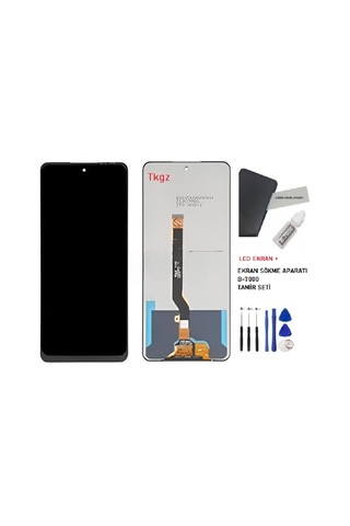 Tkgz Tecno Pova 5 Lcd Ekran Dokunmatik Service Pack + B-7000 + Tamir Seti