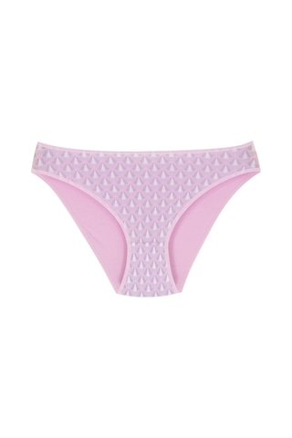 18001-3 Kadın 7'li Pinks Bikini Külot Paketi V7-penbe Mix Çok Renkli
