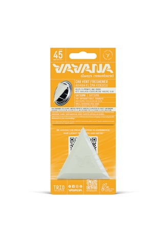 Vavana Araba Klima Kokusu 3'lü Set - Trio Oto Kokusu Bpa & Sıvı İçermez 45 Gün Etkili Set 3