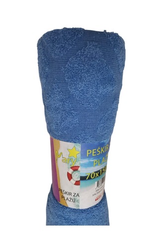 Plaj Havlusu Peşkır Zaplazu Mavi Erkek 150x71
