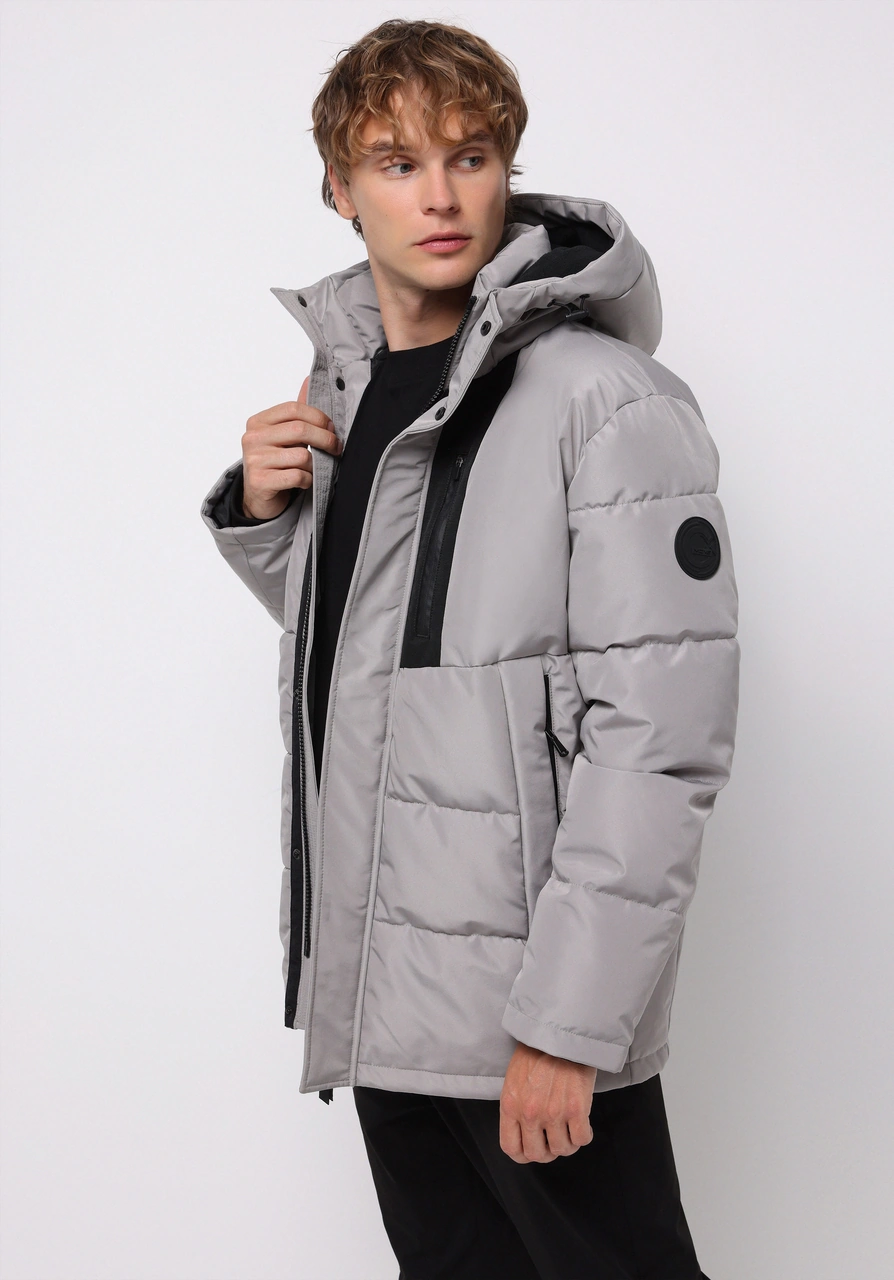 Colins Regular Fit Erkek Gri Kaban Cl1076818 Q1.v1 Gra Gri