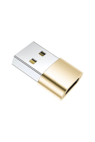 Ally USB to Type-C Dişi Çevirici Adaptör Altın