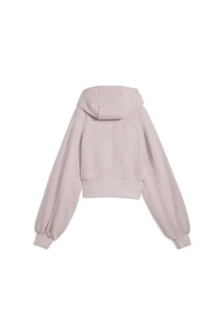 Puma Ess Cropped Hoodie Kadın Sweatshirt 636671-49 Pembe