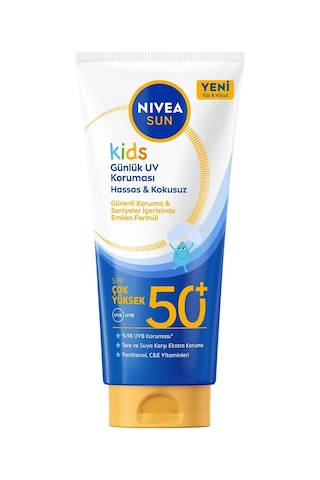 Nıvea Sun Spf50 Çok Yüksek Korumalı Çocuk Güneş Kremi 100 Ml, Tere Ve Suya Dayanıklı,c,e Vitamini