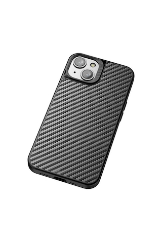 Wlons iPhone Uyumlu 14 Kılıf Aramid Karbon Fiber Magsafe Özellikli Wlons Radison Kapak WLONS-25393