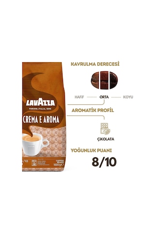 Qualità Oro+crema E Gusto Classico+qualità Rossa+suerte+crema E Aramo+espresso Barista Gran Crema 6'lı Paket Çekirdek Kahve