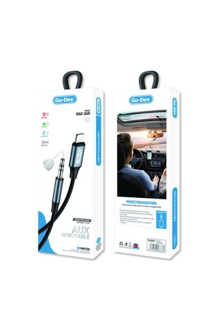 Go Des GAC-260 Lightning Aux Ses Kablosu 1 metre - ZORE-267365