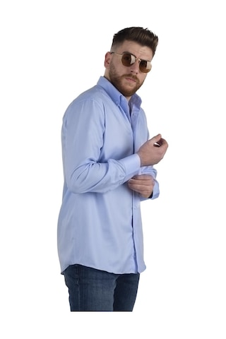 Gallini World Minimalist Uzun Kol Erkek Gömleği - Günlük & İş Beyaz