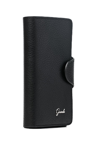Siyah Cüzdan & Kartlık Unisex 2644 Grande Deri Cüzdan Kartlık