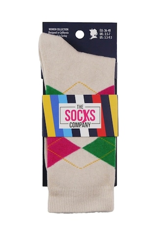 The Socks Company Kadın Desenli Çorap 23KDCR273K Çok Renkli