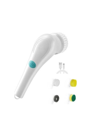 Createtech Temizleme Tam Su Springsun Pil Lityum İşlevli Ipx7 Gövde Geçirmez Fırçası Fırça Elektrikli Dahili Çok Başlığı 5 Ou