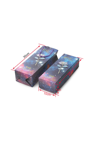 Dofolink 24k Renkli Altın Yapraklı Gül: Işıklı Simülasyon, Noel/valentines Hediyesi, Kaliteli Malzeme, Kolay Kullanım, Tek Dal, Kalp Şekilli Açık Işık