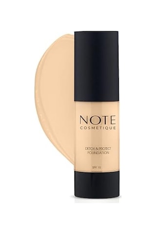 Note Cosmetics Detox & Protect 02 Natural Beige Canlandırıcı Etkili Spf 15 Kapatıcı Fondöten 00