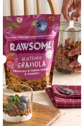 Glutensiz Aronyalı & Turna Yemişli & Fındıklı Granola 250 G