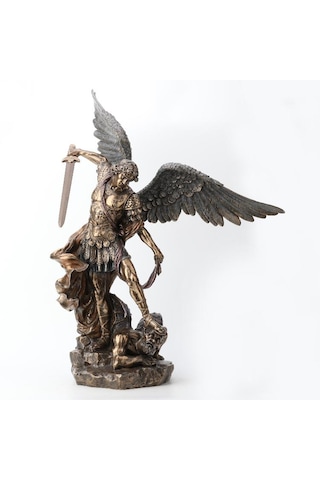 Veronese Koleksiyon St. Michael Melek Figür 55x73cm