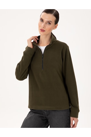 Pierre Cardin Kadın Haki Sweatshirt 50300846-vr027 Haki