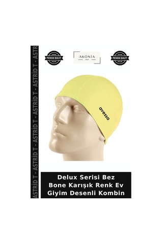 Astrid T Delux Serisi Bez Bone Karışık Renk Ev Giyim Desenli Kombin Çok Renkli