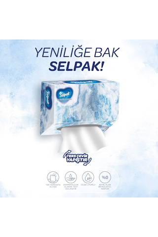 Selpak El ve Yüz Havlusu Kutulu 10 x 80 Yaprak