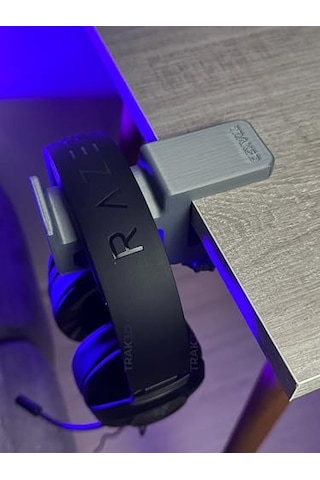 Premium Asılabilir Kulaklık Standı En Sağlam V4 Modeli Kaydırmaz Keçeli Ergonomik Masaüstü Askı Polardock Editi
