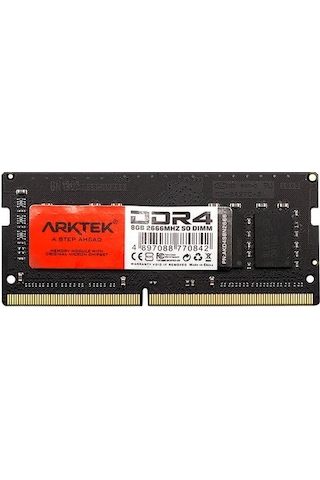 Arktek AKD4S8N2666 8 GB DDR4 2666 MHz CL17 Notebook Ram
