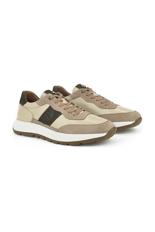 Ziya, Erkek Hakiki Deri Sneaker 1531037z2417 Bej 1531037z2417 340 Bej