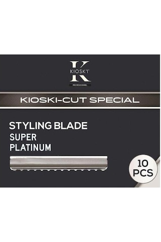Kioski Premium Saç Ustura Jileti Kaydırmalı Uzun Süre Kullanım 10'lu Paket